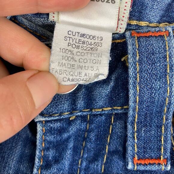 Y2K CORE True Religion ‘Joey’ Flare Jeans – Low Rise Distressed – Women’s 28 - Picture 7 of 9